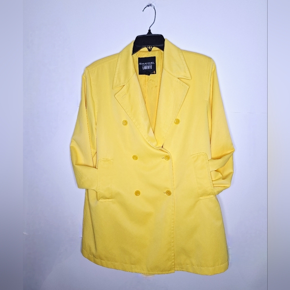 Emanuel Ungaro Liberte' "All Weather Couture" Quite Lux. double breasted coat. - Picture 1 of 7